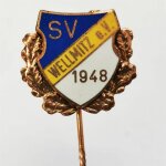 Fussball Anstecknadel SV Wellmitz 1948 FV Brandenburg Kreis Ostbrandenburg